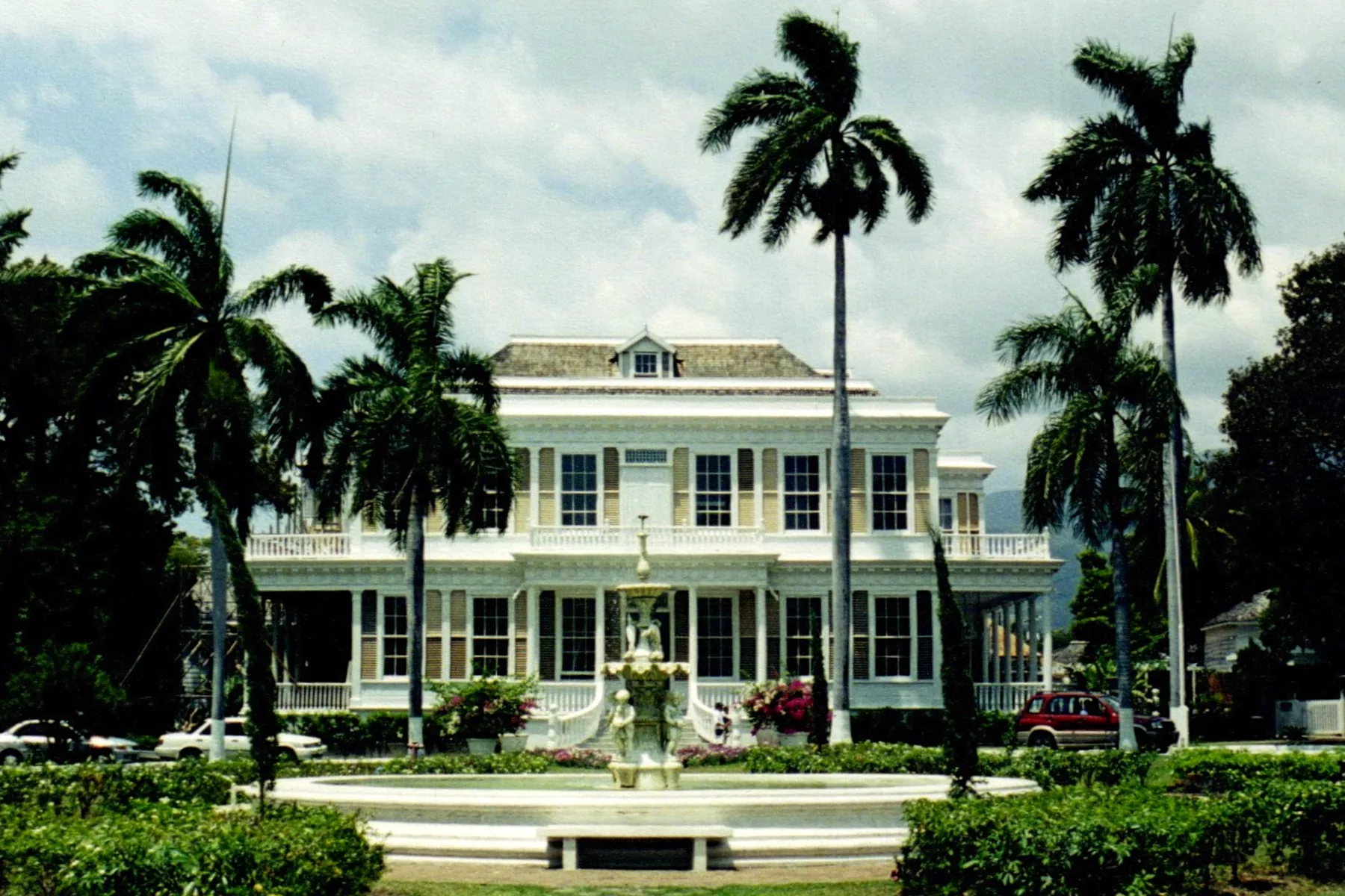 Devon House and its gardens in Kingston, Jamaica.